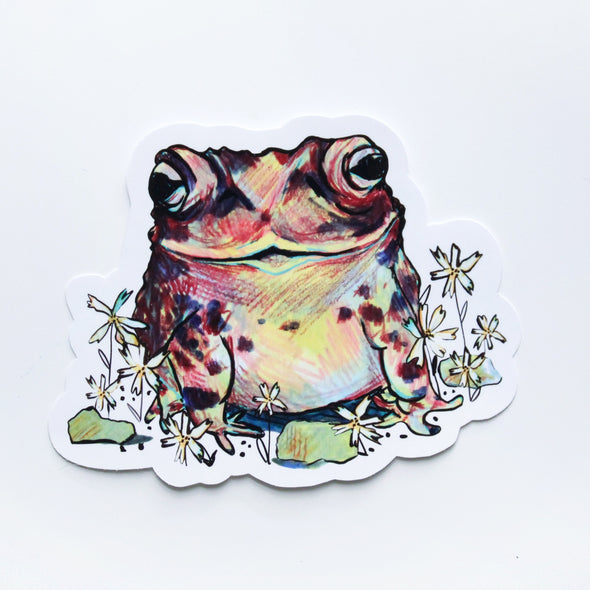 Herbie the Toad Vinyl Sticker