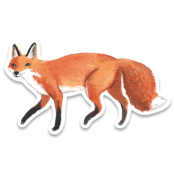 Red Fox Vinyl Sticker 2