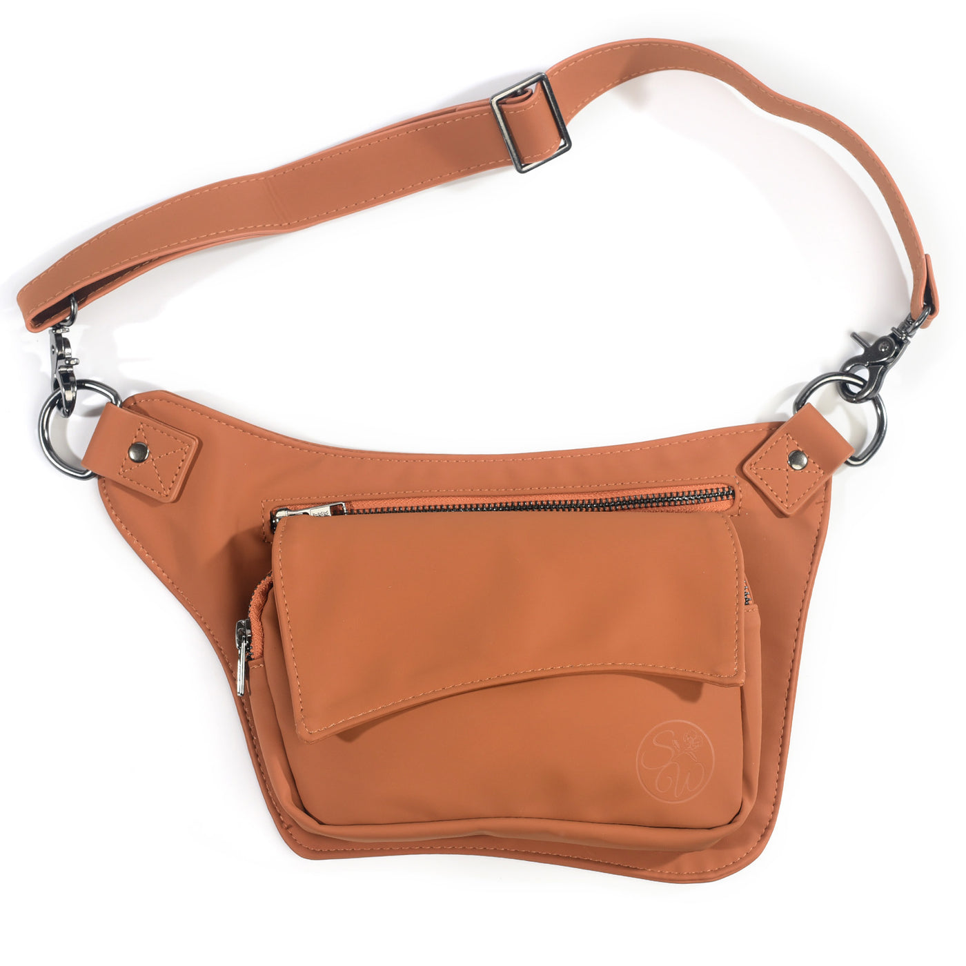 Convertible Leather Hip Bag with Studs Leg Fanny Pack – eidol