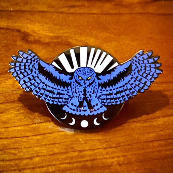 Flying Owl Enamel Pin