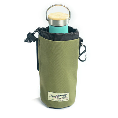 Moss Green Water Bottle Holder
