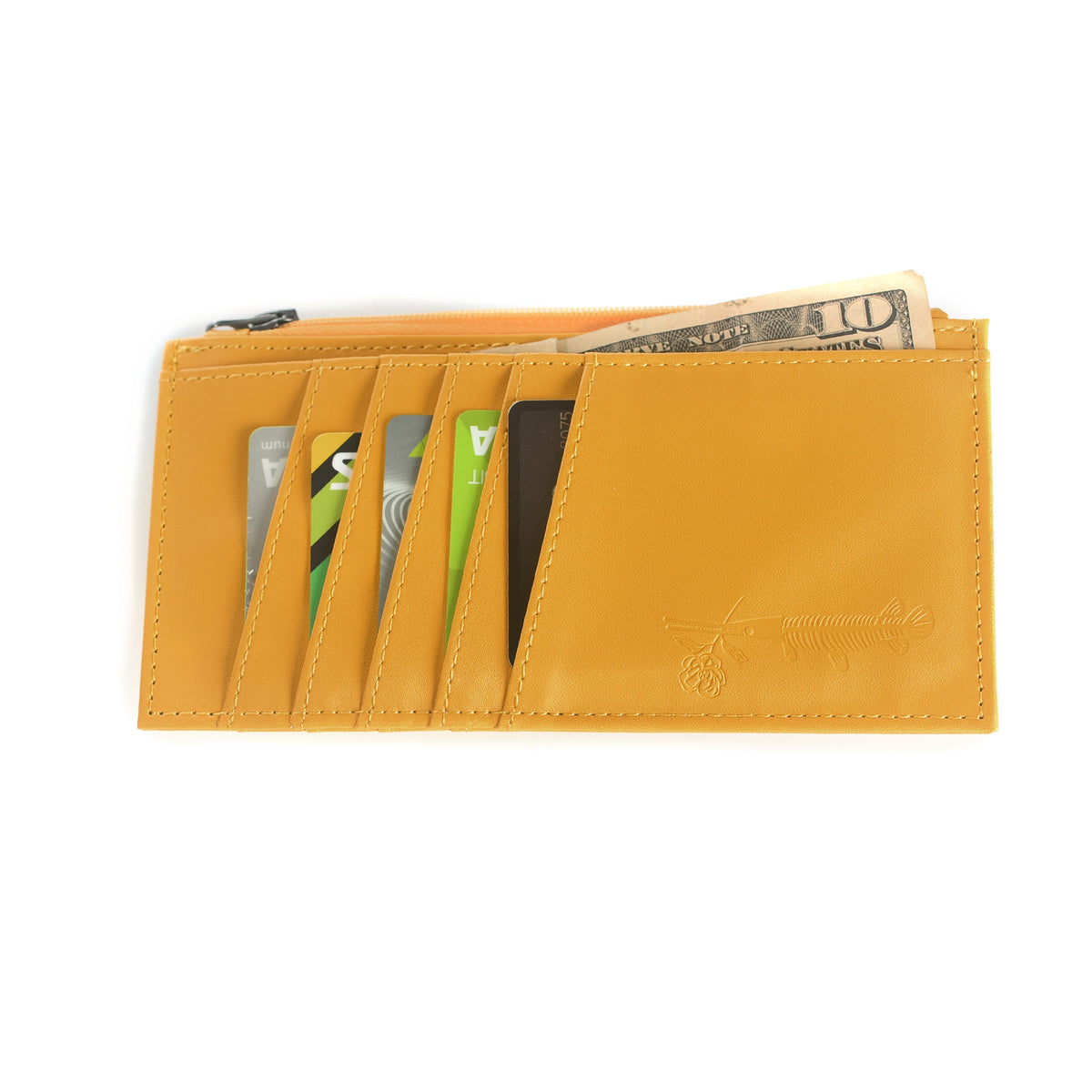 Mustard Yellow Slim Card Wallet – Sipsey Wilder
