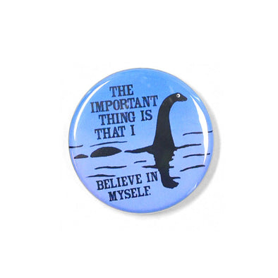 Nessie Believe 1.25" Pinback Button