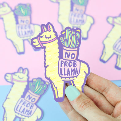 No Prob-llama! Vinyl Sticker