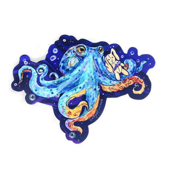 Cuddle Buddies Octopus Vinyl Sticker
