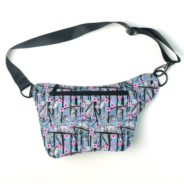 Opossum Blossom  Hip Bag