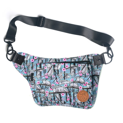 Opossum Blossom  Hip Bag