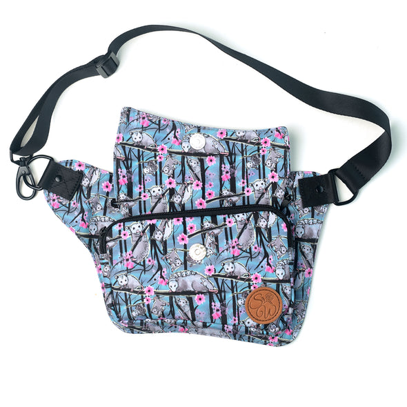 Opossum Blossom  Hip Bag