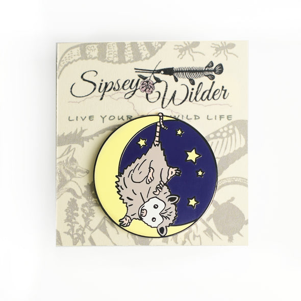 Baby Opossum Enamel Pin