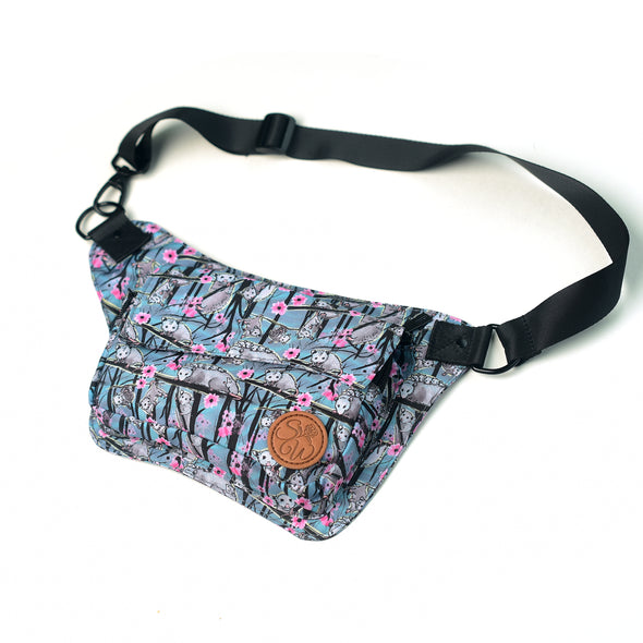 Opossum Blossom  Hip Bag