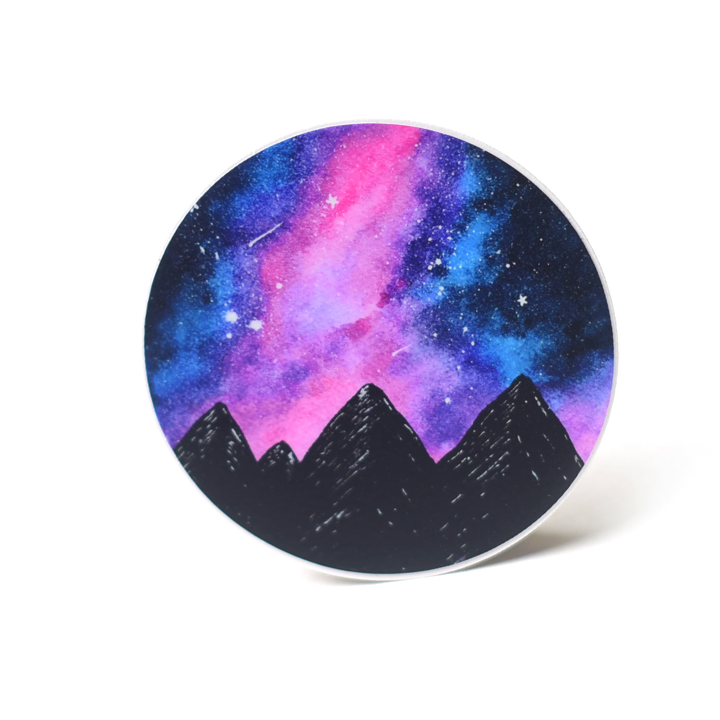 Cosmic Landscape Sticker Cosmic Mountain Vinyl Sticker – Sipsey Wilder