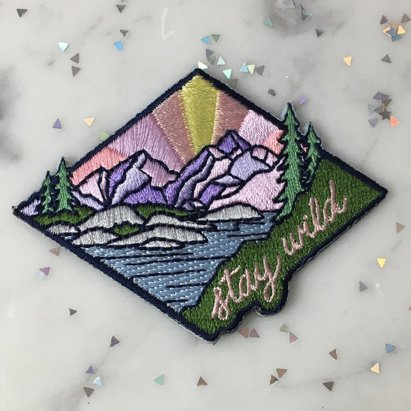 Stay Wild Iron-On Patch