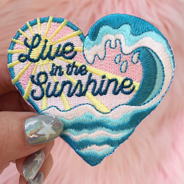 Live in the Sunshine Iron-On Patch