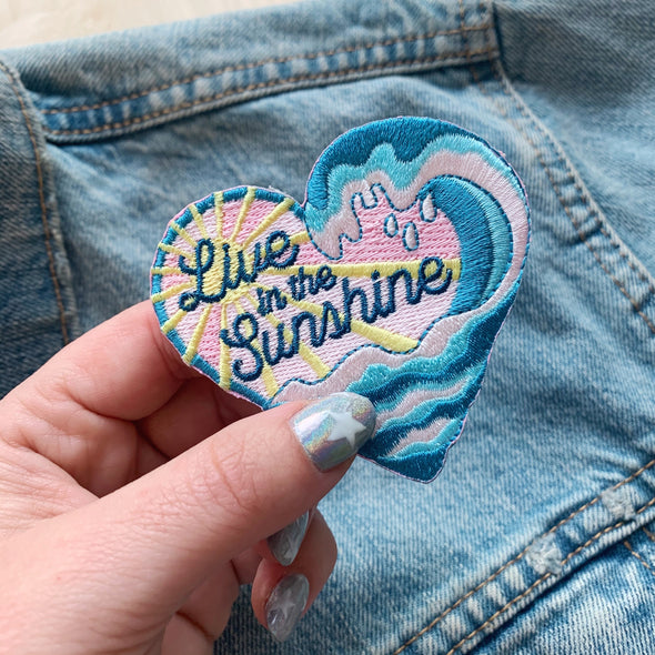 Live in the Sunshine Iron-On Patch