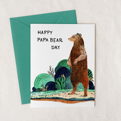 Happy Papa Bear Day Card
