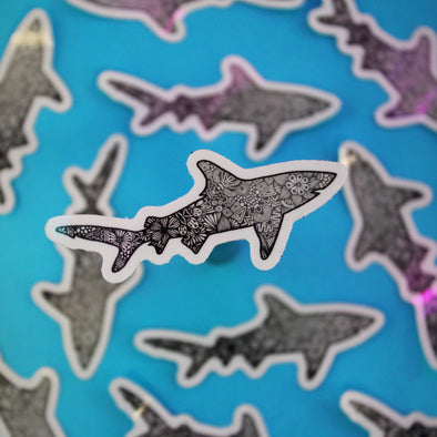 Mini Shark Vinyl Sticker