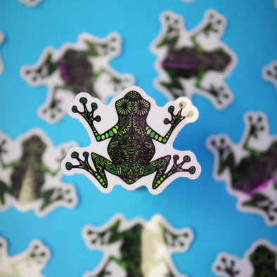 Mini Frog Vinyl Sticker
