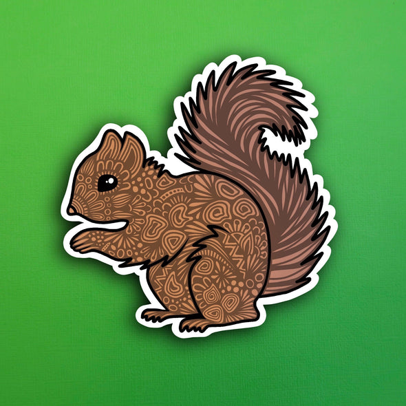 Squirrel Vinyl Sticker